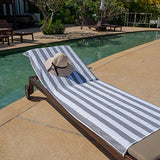Toallas de Playa de Gran tamaño, absorbentes, de Secado rápido, algodón Hilado en Anillo, perfectas para Gimnasio, baño y SPA, 30 x 70 Pulgadas, (Paquete de 4), Color Gris