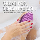 - Avilana Exfoliating Silicone Body Scrubber Easy to Clean, Lathers Well, Eco Friendly, Long Lasting, And More Hygienic Than Traditional Loofah (Upgrade-Grey)