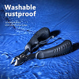 Cortaúñas de dedos, podólogos para uñas gruesas para personas mayores, para hombres, Wanmat (negro)