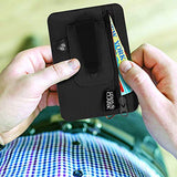 Lewis N. Clark - Cartera de cinturón de viaje con bloqueo RFID, Rfid Clip Stash, Negro, Una talla