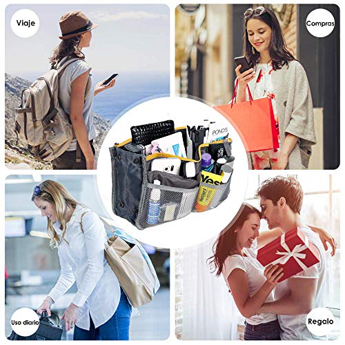 Bolso Organizador Insertar, multifunción Cosmética maquillaje en bolsa