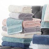 Marca Amazon - Pinzon - Toallas de baño de algodón orgánico, juego de 6 piezas, color azul spa