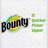 Bounty Toallas de papel Blancas Select-A-Size, 6 rollos dobles