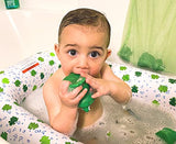 Mommy'S Helper Bañera Inflable Froggie Collection, blanco/verde, 6 a 18 meses