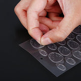 Herramientas de Manicura Para Puntas de Uñas, Adhesivo Transparente Transparente Adhesivo de Doble Cara de Belleza