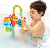 Yookidoo Spin N Sort Spout Pro Three Stackable Cups Toy Juguete de Baño para Bebe