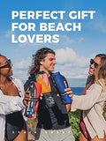 Toalla de playa de microfibra de secado rápido, tamaño grande de 80 x 57 pulgadas, toalla de playa sin arena, toallas súper ligeras para piscina, camping, picnic, yoga, gimnasio y deportes