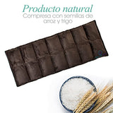 ▶  Compresa para Columna Vertebral (Lumbar). Elaborada con Semillas y Plantas Medicinales - Línea Relajante, Fisioterapia y Descanso