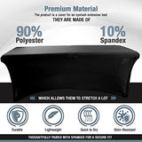 Funda de cama de spa para extensión de pestañas, funda de cama TopBuy, excelente para una mesa de pestañas o cama de masaje (negro)