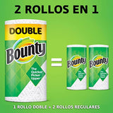 Bounty Toallas de papel Blancas Select-A-Size, 6 rollos dobles