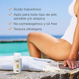 ISDIN Fotoprotector Fusion Water SPF 50, Protector Solar Facial de fase acuosa para uso diario, Textura ultra ligera, 50 ml