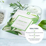 FOREO UFO Green Tea, mascarilla facial activa para piel grasa con imperfecciones, pack de 3, purificante y antioxidante, con té verde y extracto de ulmus, cruelty free, compatible con UFO 2 y UFO