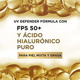 L'Oreal Paris bloqueador solar FPS 50+ L'Oréal Paris UV Defender hidratación intensa, 40ml