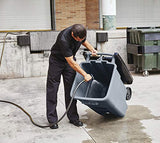 ▶ Rubbermaid Commercial BRUTE Recycling Bote de Basura con Tapa Abatible, 50 Galones, Gris