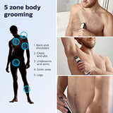 Philips Norelco BG7040/42 Bodygroom Series 7000 - Afeitadora de cuerpo a prueba de ducha con funda y cabezal de repuesto