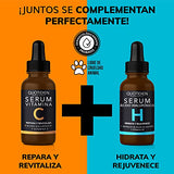 ▶ Serum Kit Facial Quotidien: 1 Serum Vitamina C 30ml + 1 Serum Ácido Hialurónico 30ml - Ingredientes Naturales - Hidratación Profunda + Vitalidad en tu Rostro - Mejora la Textura- Firmeza y Tonificación- Disminución de arrugas y lineas de expresión.