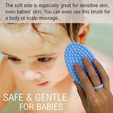 - Avilana Exfoliating Silicone Body Scrubber Easy to Clean, Lathers Well, Eco Friendly, Long Lasting, And More Hygienic Than Traditional Loofah (Upgrade-Grey)
