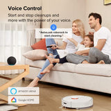 roborock Robot aspirador y trapeador S6 Pure Robot, mapeo multipiso, navegación Lidar, zonas sin movimiento, limpieza selectiva de la habitación, aspirador robótico de succión súper fuerte, conexión Wi-Fi, control de voz Alexa