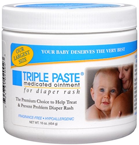 Triple Paste Medicated Ointment for Diaper Rash, 16-Ounce