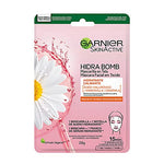 Garnier Skin Active Garnier skin active hidra bomb mascarilla facial en tela hidratante calmante con manzanilla y acido hialuronico de origen natural 1 pieza