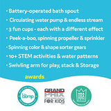 Yookidoo Spin N Sort Spout Pro Three Stackable Cups Toy Juguete de Baño para Bebe