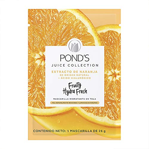 POND'S Cuidado Facial Fruity Hydra Fresh Naranja, Mascarilla, 26 G