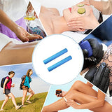 50 piezas de sábanas desechables para mesa de masaje, sábanas impermeables de tela no tejida, funda de cama transpirable para spa, tatuajes, hoteles, salón de belleza (azul, sin agujeros)