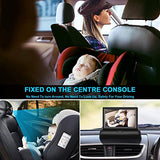 Shynerk Baby Espejo de coche, visualización HD de 4.3 pulgadas con función de visión nocturna para coche, espejo de seguridad para asiento de coche, espejo monitoreado con amplia visión cristalina, dirigido al bebé, observa fácilmente el movimiento del be