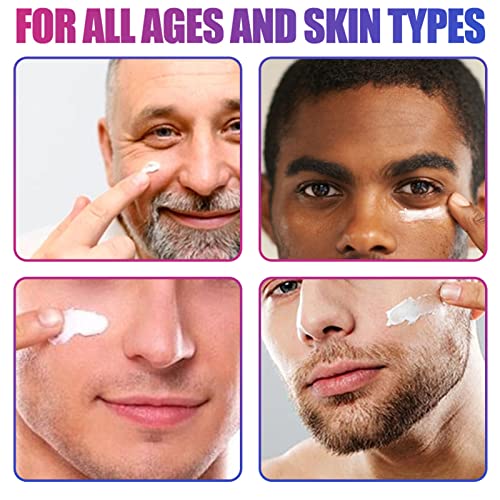 Crema Antienvejecimiento para Hombres, Crema Hidratante Facial para Piel Firme, Loción Antiarrugas para Hombres, Hidrata Y Nutre la Piel, Crema Antienvejecimiento Revitalizante