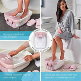 Deluxe-Foot Spa, mantenimiento del calor, nodos elevados, 3 accesorios