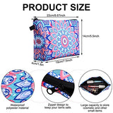 12 bolsas de cosméticos, bolsas de maquillaje, bolsa de aseo espaciosa, impermeable, bolsa organizadora con cierre, accesorios de maquillaje para mujeres y niñas, Como se muestra en la imagen., Estilo clásico