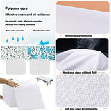 100 sábanas de mesa de masaje, sábanas desechables de spa, sábanas no tejidas transpirables, impermeables, para spa, tatuajes, salones, pestañas, suministros de esteticista, color rosa (blanco-1)