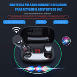 Audífonos bluetooth CHEELOM, Audífonos Inalámbricos de entretenimiento,Impermeable y Reduce el Ruido CVC8.0, mini audífonos deportivos con interfaz con micrófono(Garantía de un año)