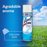 Lysol Aerosol Desinfectante para Superficies, Aroma Crisp Linen, 475g (el empaque puede variar )