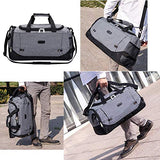 Bolsa de Viaje y Deporte Fitness Sport Bolso para Gimnasio, High capacity Gym Duffle Bag, con Correa de Hombro Extraíble para Mujeres y Hombres