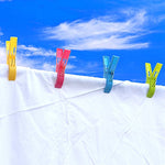 Paquete de 16 clips de toalla de playa para sillas de piscina en crucero, tamaño grande, pinzas de plástico para colgar clips para evitar que tu toalla se vuele, color brillante a la moda