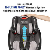 Graco Slimfit - Asiento de coche 3 en 1 | Diseño delgado y cómodo que ahorra espacio en tu asiento trasero, Darcie