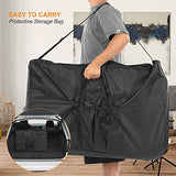 ▶ Cama De Masaje   profesional reforzada, portátil, capacidad de carga de 500 libras, altura ajustable, ligera, para spa, salón, tatuaje, esteticista, cama de pestañas para extensiones de pestañas con funda de transporte