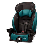 Evenflo Chase LX Harnessed Booster - Silla de Coche, Verde/Negro (Jubilee)