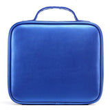 Cosmetiquera Para Maquillaje Estuche Maquillaje Neceser Mujer Maquillaje Estuche De Tren De Maquillaje Bolsa Organizador De Maquillaje Con Compartimento Para Brochas Portátiles Cuero PU