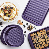 Juego de utensilios de cocina antiadherentes para hornear (4 piezas), color morado