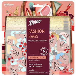 Ziploc Fashion Bags Boho Tamaño Mediano