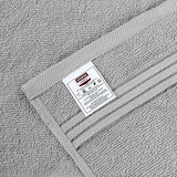 Utopia Towels Juego de 12 paños de baño de lujo (12 x 12 pulgadas), 600 g/m², 100 % algodón, altamente absorbentes y suaves al tacto, para baño, spa, gimnasio y toalla facial (gris frío)