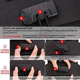 Mochila antirrobo, Mochila Impermeable,DOXUNGOO Mochila para portátil Hombre Mujer Mochila Aire Libre paracon bloqueo y con USB Puerto y puerto audífonos para Laptop hasta 15.6 pulgadas (negro)