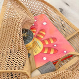 Bolso de playa de malla para mujer, bolso grande, bolso de hombro, plegable, bolsa de viaje, mochila casual, Mesh-Beach, L