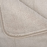 Toalla de baño de Microfibra superabsorbente antipelusa - Secado rápido - 145 x 76 cm - Pack de 4 (Beige)
