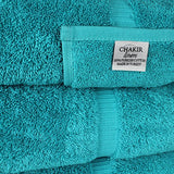 Toalla de baño de algodón Turco de Lujo para Hotel y SPA, Juego de 4, Color Aguamarina