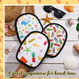 ▶ 3 guantes de limpieza de arena para la playa con bolsa portátil con cordón, suave, removedor de arena para la playa, guantes de viaje para playa, voleibol, cajas de arena, actividades de playa, ocasión de arena, 3 estilos