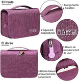 Kit de Aseo para Colgar, Organizador Cosmético de Viaje, Bolsa de Aseo Colgante para Accesorios de Viaje (Artículos de Tocador Baño, Afeitado y Maquillaje) para Mujeres y Hombres