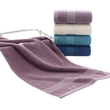 Juego de Toalla de Mano de 4 Piezas de 74x34CM, 100% Algodón, Felpa Supersuave, de Secado Rápido, Extra Grande, Altamente Absorbente, para baño, Ducha, Playa, SPA, Calidad (4 Colores)